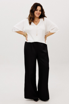 Блуза, брюки ANIDEN 6118-5 черно-белый - фото 3