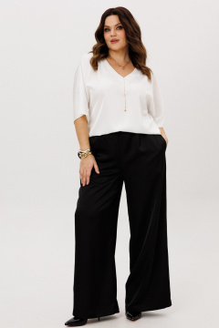 Блуза, брюки ANIDEN 6118-5 черно-белый - фото 2