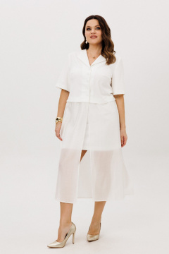 Блуза, юбка ANIDEN 6128-1 молочный - фото 2