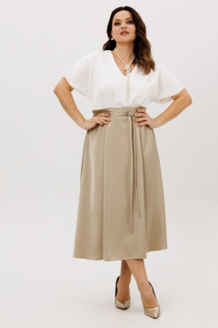 Платье ANIDEN 721-2 бежевый - фото 1