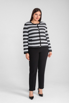 Жакет BONADI 1879 черно-белый - фото 4