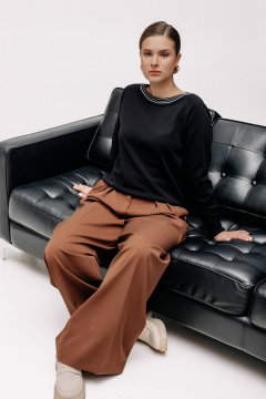 Джемпер Полесье С1153-24 5С2224-Д43 158,164 глубокий_черный - фото 1