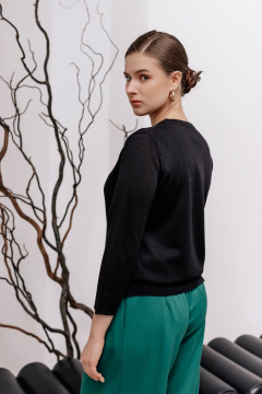 Джемпер Полесье С1245-25 5С2255-Д43 158,164 глубокий_черный - фото 3