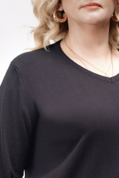 Джемпер Полесье С1366-22 2С5161-Д43 170,176 глубокий_черный - фото 3