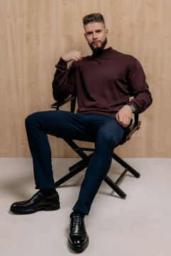 Свитер Полесье С3012-15 5С1749-Д43 170,176 изысканный_кофейный - фото 2