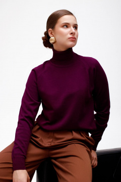 Свитер Полесье С3433-17 7С1582-Д43 158,164 т.лиловый - фото 1