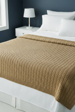 Плед Полесье С7103-23 3С3245-Д43  верблюжий - фото 1