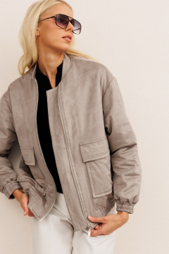 Бомбер KOKOdea 10003 серый - фото 1