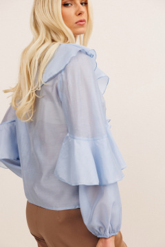 Блуза KOKOdea 20010 голубой - фото 5