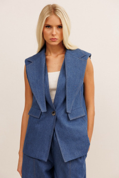 Брюки, жилет KOKOdea 30012 синий - фото 2