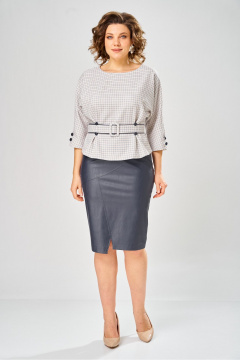 Блуза, юбка Bonna Image 602/9 молочный - фото 2