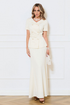 Жакет, юбка Golden Valley 6701 молочный - фото 1