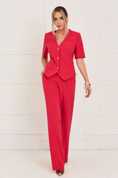 Брюки, жакет Golden Valley 6711 красный - фото 1