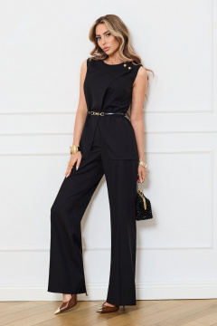 Брюки, жилет Golden Valley 6714 черный - фото 1