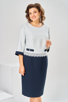 Платье Romanovich Style 1-2851 голубой - фото 5