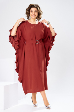 Платье Romanovich Style 1-2870 терракот - фото 2