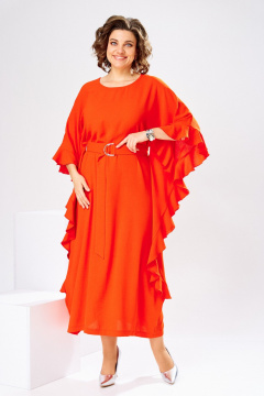 Платье Romanovich Style 1-2870 оранжевый - фото 2