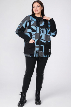 Кардиган BONADI 1807 голубой - фото 1