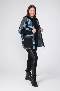 Кардиган BONADI 1807 голубой - фото 5