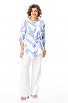 Блуза, брюки VI ORO VR-1264-1 облака - фото 1