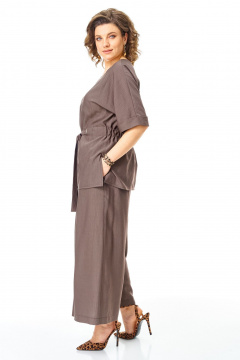 Блуза, брюки VI ORO VR-1267 шоколад - фото 5