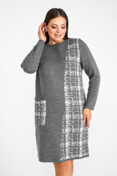 Платье BONADI 2016 серый - фото 3