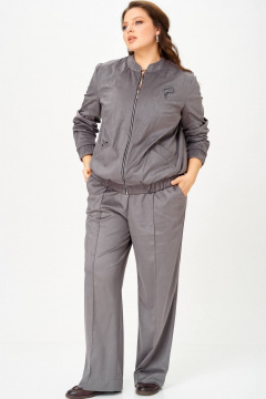 Бомбер, брюки SOVA 11312 серый - фото 4
