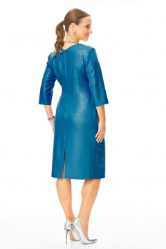 Платье T&N 7704 темная_бирюза - фото 5