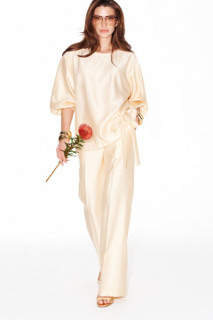 Блуза ELLETTO LIFE 3979 масло - фото 4