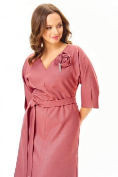 Платье T&N 7711 терракот - фото 5