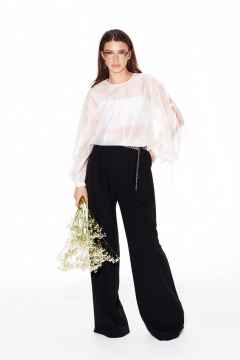 Блуза ELLETTO LIFE 3983 молочный - фото 1