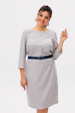 Платье Anelli 1591 дымчатый - фото 1