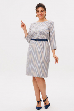 Платье Anelli 1591 дымчатый - фото 3