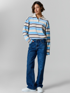 Майка Mark Formelle 122851/25-43776П-3 разноцветная_полоска_на_молочном - фото 1