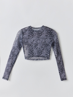 Лонгслив Mark Formelle 302495/25-ОБР38339П-10 серый_гепард_010.2_Сублимация_полотна - фото 3