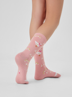 Носки Mark Formelle 430K-3378/B2-25430K-1 сухая_роза_рис.3378 - фото 2