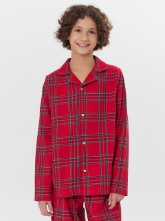 Брюки, рубашка Mark Formelle 563336/25-37728ПП-9 клетка_на_красном - фото 1