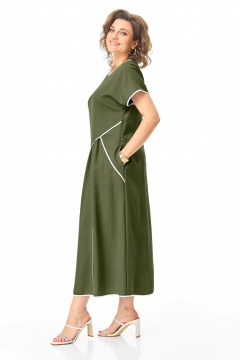 Платье VI ORO VR-1260 олива - фото 4