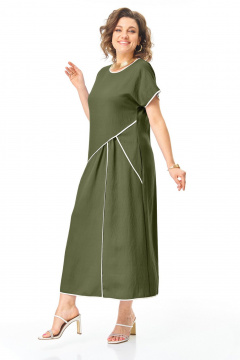 Платье VI ORO VR-1260 олива - фото 2