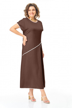 Платье VI ORO VR-1260 шоколад - фото 3