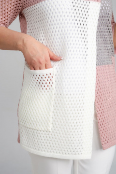 Жакет BONADI 1832 пудра - фото 4