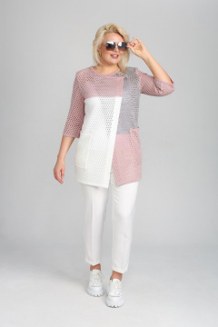 Жакет BONADI 1832 пудра - фото 1