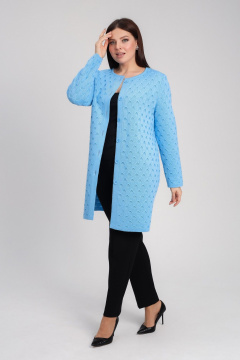 Кардиган BONADI 1915 голубой - фото 4