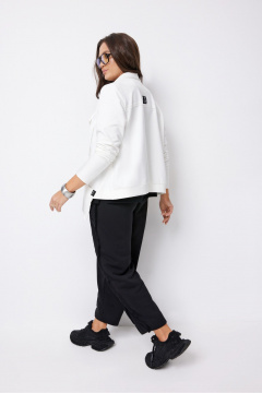 Брюки, жакет, топ ElPaiz 1340 черный_с_белым - фото 5