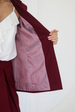 Жакет Tammi 3Т147-25/10 бордовый - фото 3