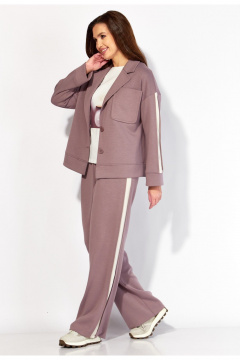 Брюки, жакет, топ TAiER 1420 тауп - фото 2