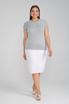 Джемпер BONADI 1935 серый - фото 3