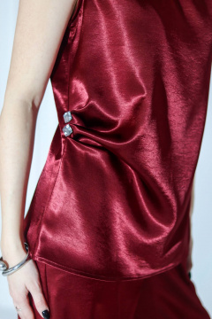 Блуза Tammi 3Т157-25/10 бордовый - фото 4