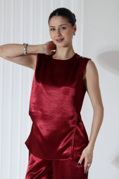 Блуза Tammi 3Т157-25/10 бордовый - фото 1