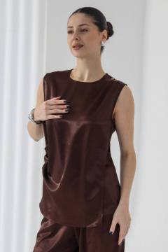 Блуза Tammi 3Т157-25/9 коричневый - фото 1